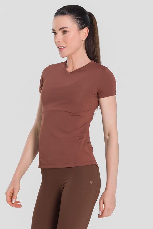 T-SHIRT NEUTRAL DECOTE V ADULTO - REF. F16116 - CACAU