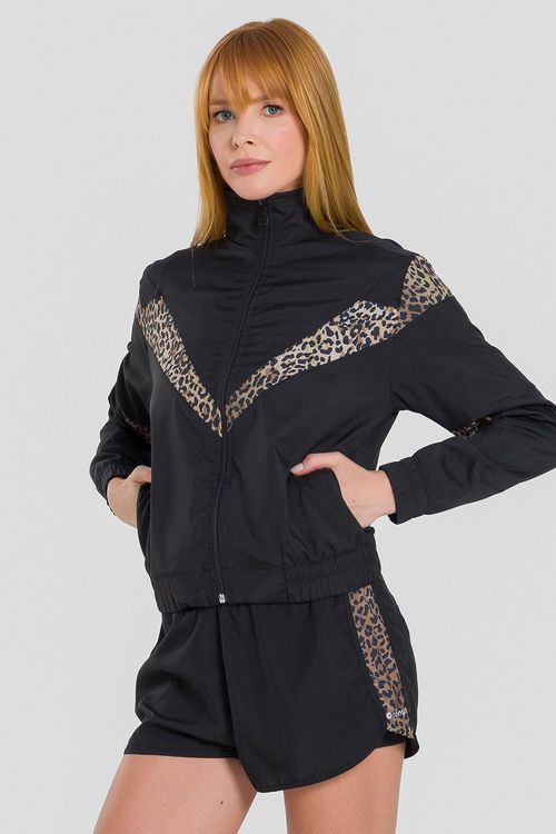 JAQUETA LEO ADULTO - REF. F16293 - PRETO