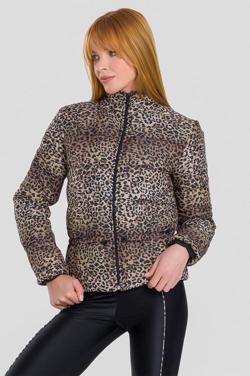 JAQUETA LEO MATELASSÊ ADULTO - REF. F16287 - LEOPARDO