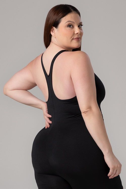 MACAQUINHO FECHADO NAS COSTAS ADULTO - REF. A808 - PRETO - ADULTO