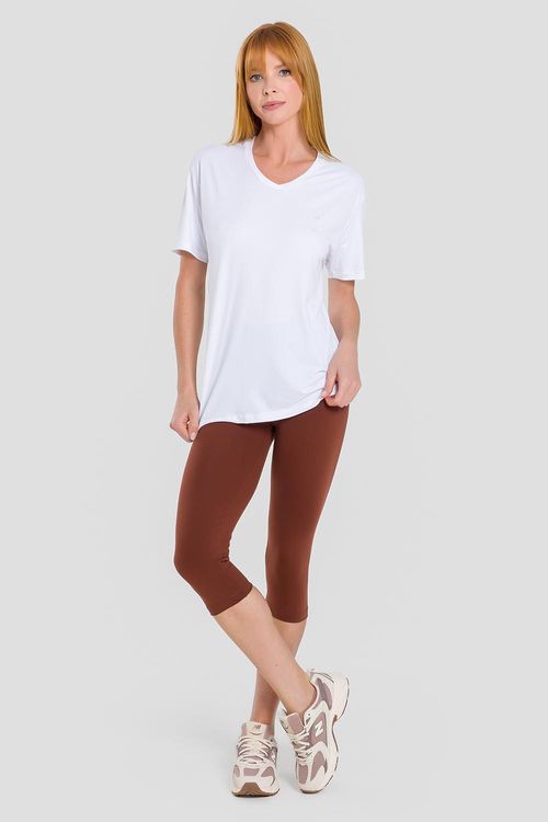 CALÇA CORSÁRIO ESSENTIAL HIGH COMPRESSION ADULTO - REF. A718 - CACAU - ADULTO