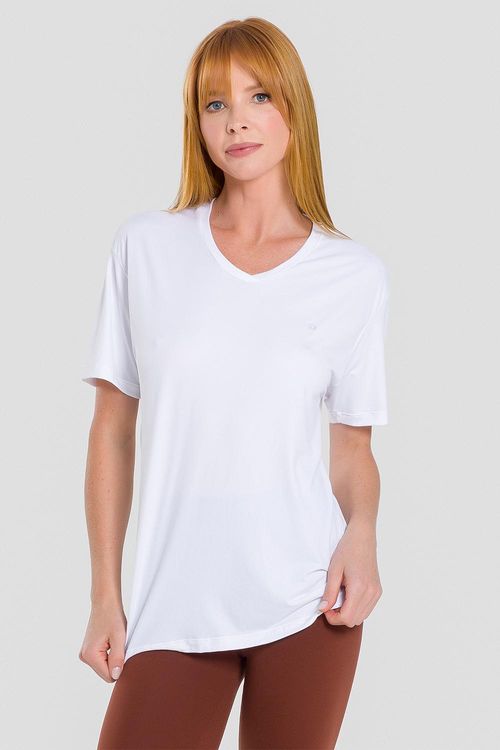 T-SHIRT ECO DRY SHAPE ESSENTIAL ADULTO - REF. F15839 - BRANCO - ADULTO