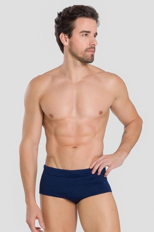 SUNGA LATERAL 17CM ADULTO - REF. A128 - MARINHO