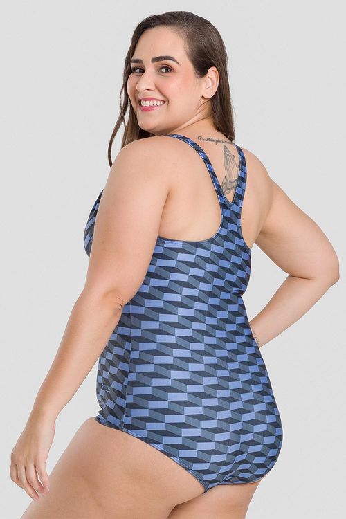 MAIÔ SENHORA FECHADO NAS COSTAS (48 AO 52) ADULTO - REF. 3630JJ5 - SL2698