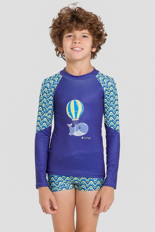 BLUSA NATAÇÃO MASCULINA INFANTIL - REF. 3634 - SL2710