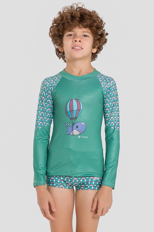 BLUSA NATAÇÃO MASCULINA INFANTIL - REF. 3634 - SL2709
