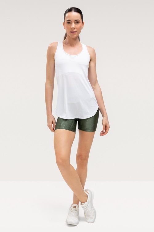 SHORTS INTERMEDIÁRIO JACQUARD ID - ESSENTIALS 26 - REF. F15387 - VERDE CROCO